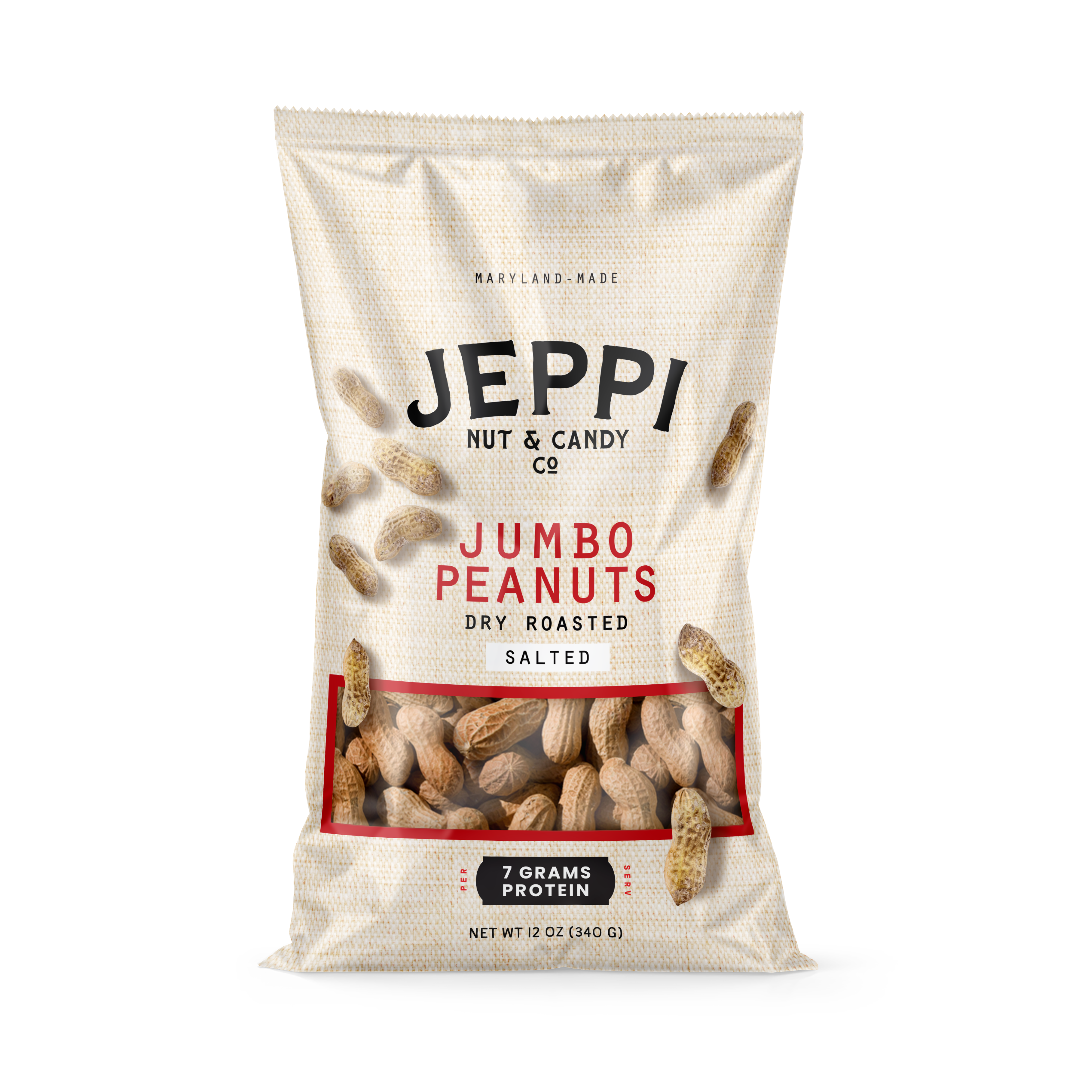 Peanuts In The Shell, Jumbo Roasted & Salted – Jeppi Nut & Candy 