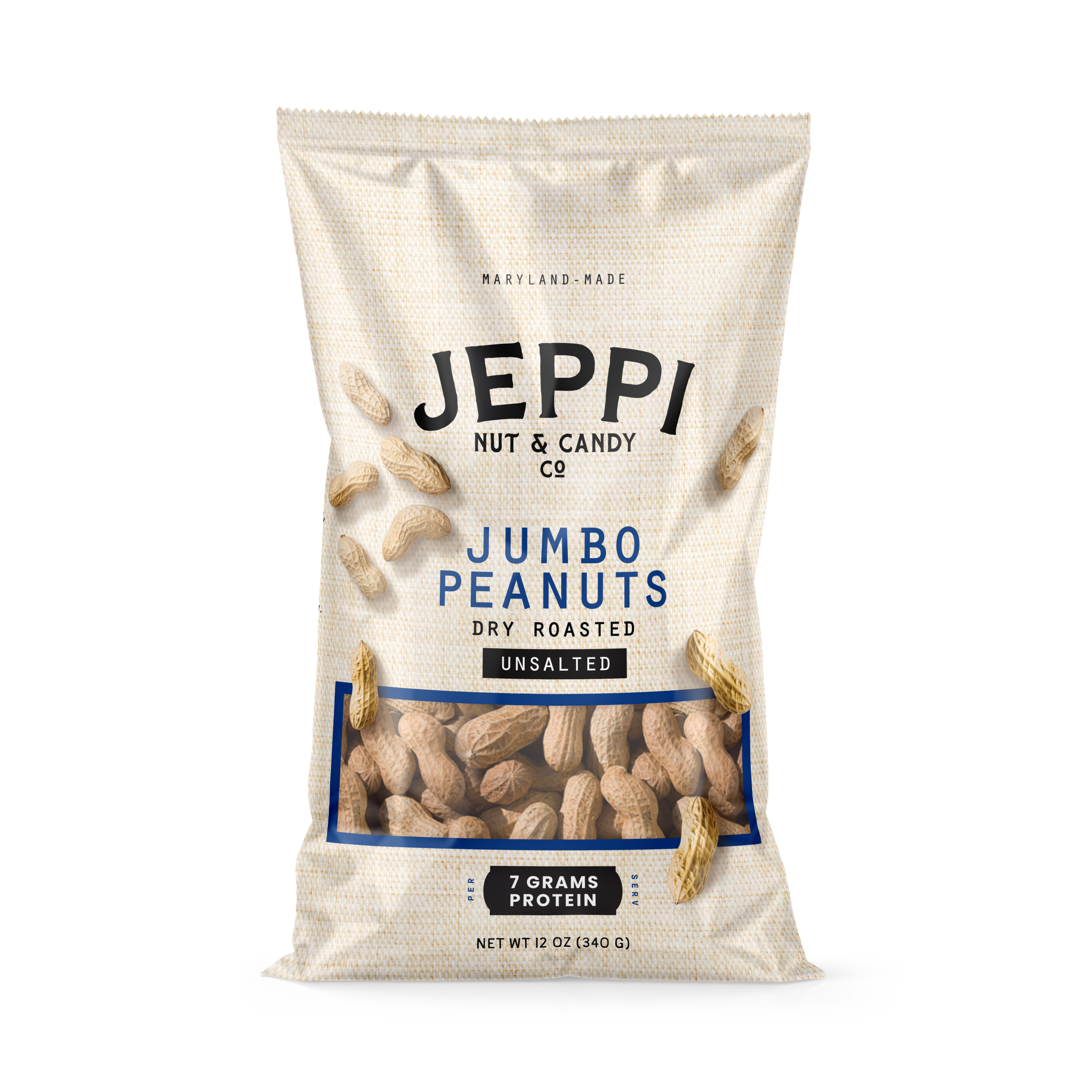 Peanuts In The Shell, Jumbo, Roasted & Unsalted – Jeppi Nut