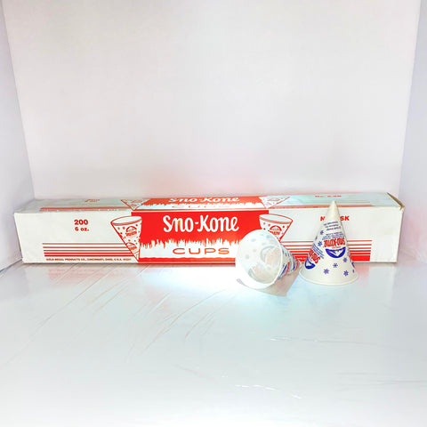 6 Ounce Paper Snowball Cups (No. 6-SK)