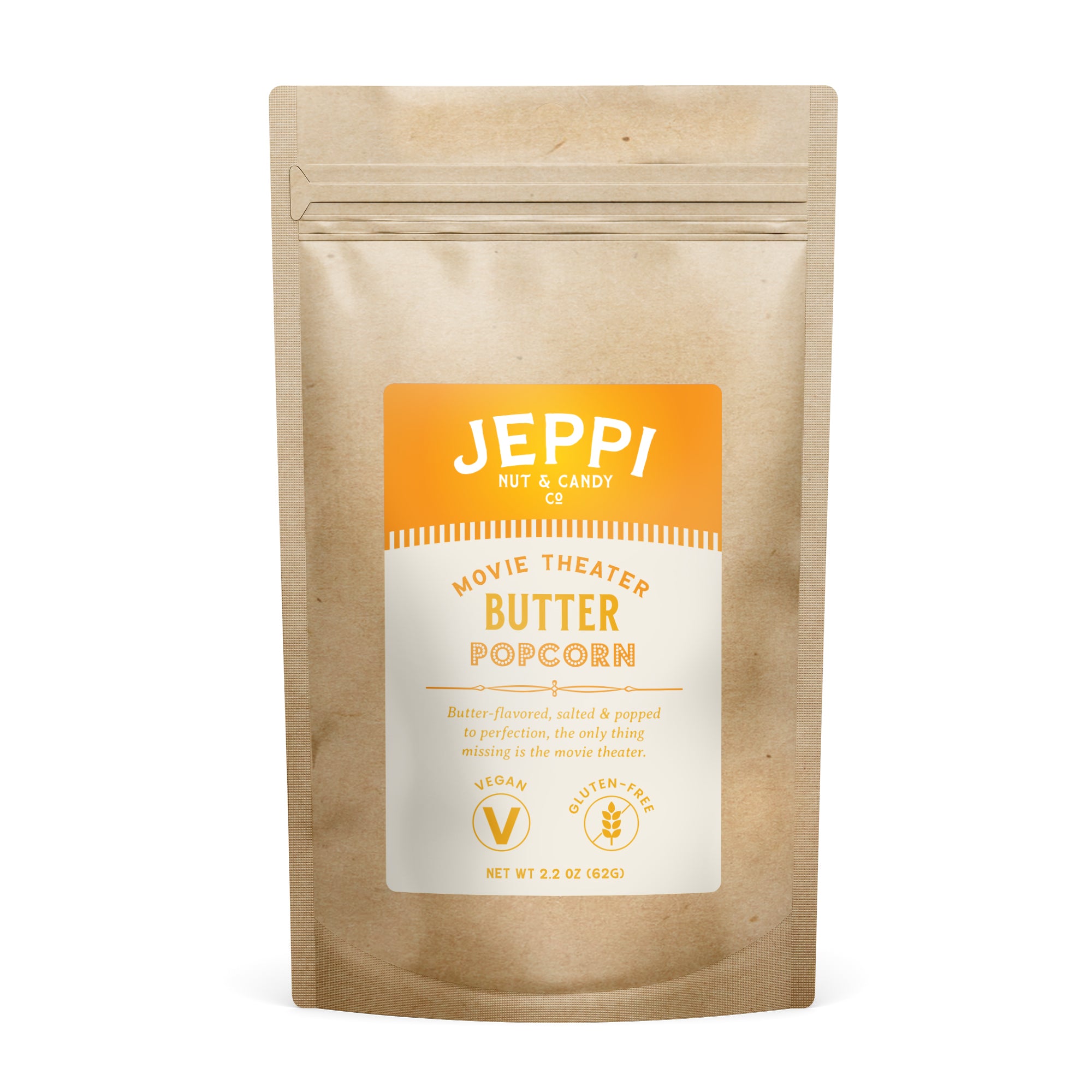 Jeppi Gourmet Popcorn - Medium Stand Up Pouches – Jeppi Nut