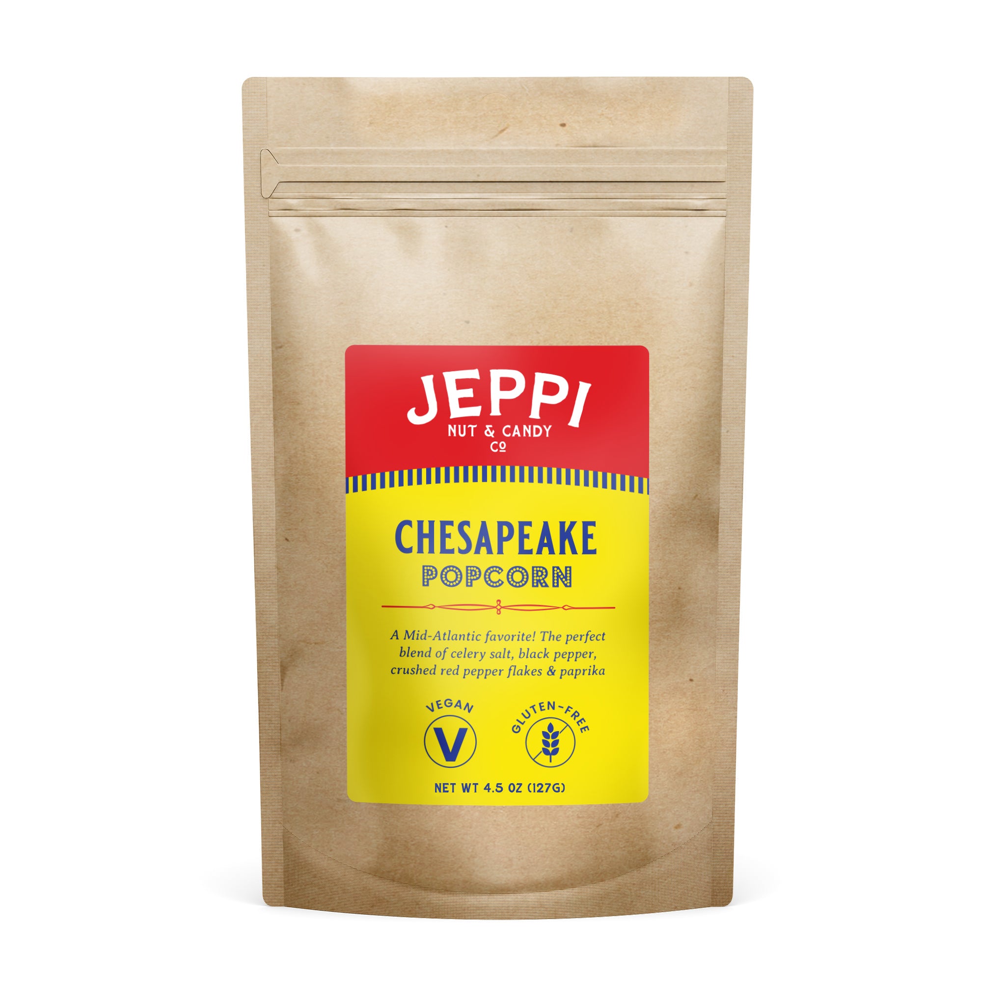 Jeppi Gourmet Popcorn - Medium Stand Up Pouches – Jeppi Nut