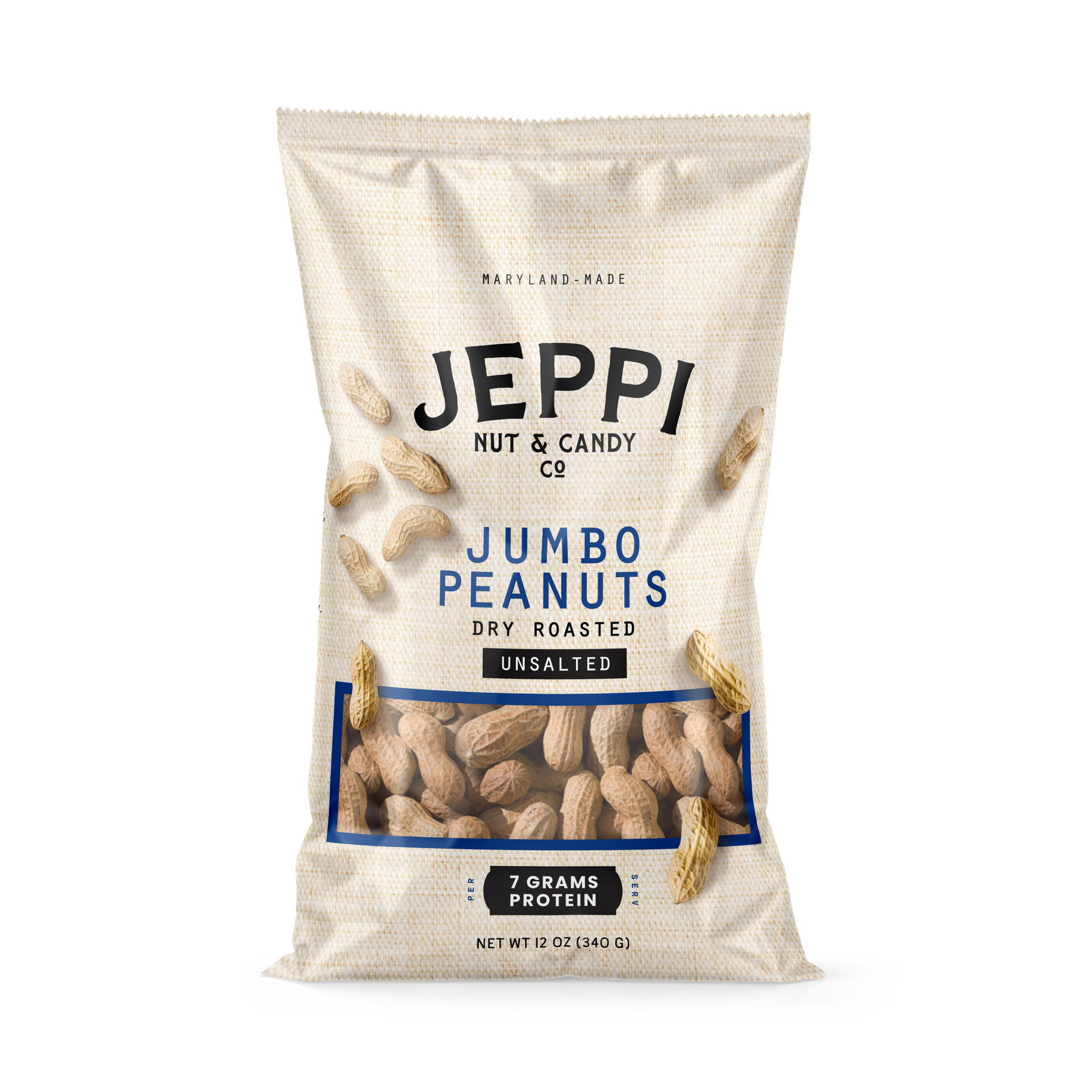 Peanuts In The Shell, Jumbo, Roasted & Unsalted – Jeppi Nut