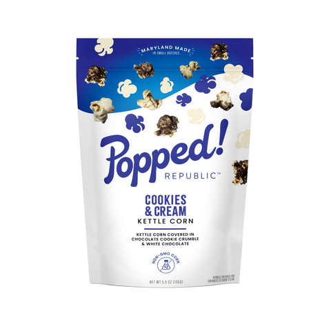Popped! Republic Popcorn - Medium Stand Up Pouches