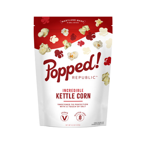 Popped! Republic Popcorn - Medium Stand Up Pouches