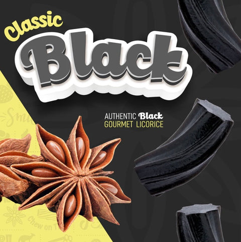 Wiley Wallaby Black Gourmet Licorice, 1 Lb.