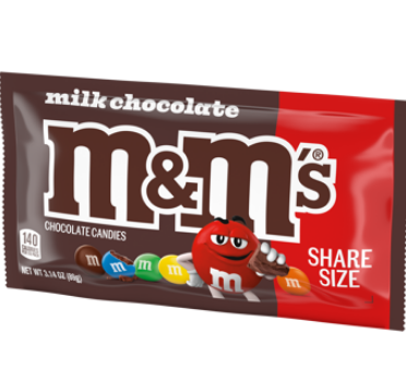 M&Ms, Milk Chocolate, King Size
