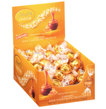 Lindor Caramel Milk Chocolate Truffles