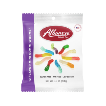 Albanese 12 Flavor Mini Worms, 3.5 Oz.