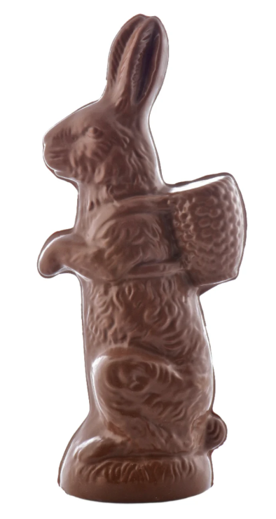Milk Chocolate Rabbit with Backpack, 2 Lbs, Bagged
