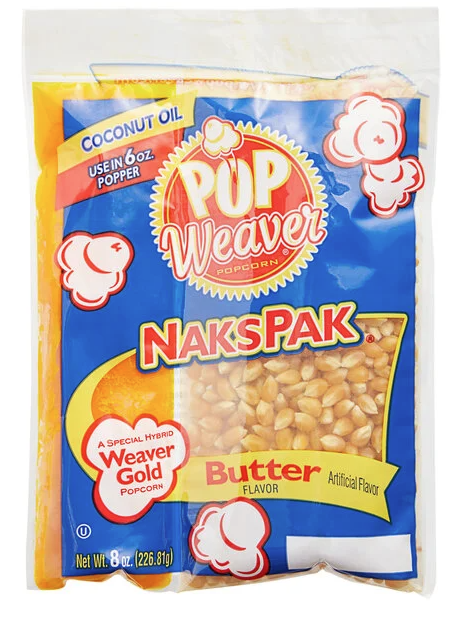 Pop Weaver All-In-One Naks Pak Popcorn Kit