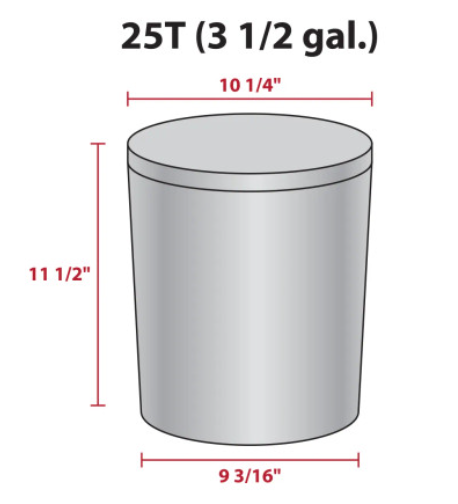 3.5 Gallon Popcorn Tin