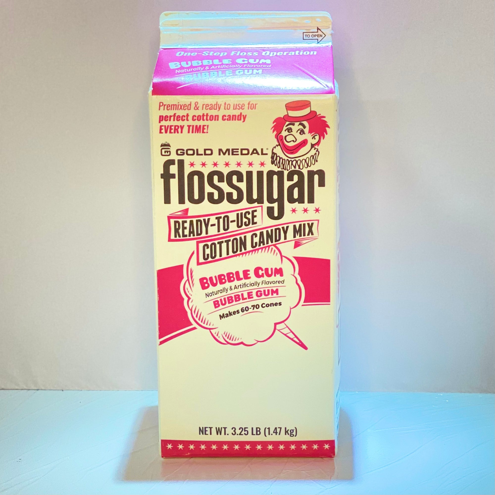 Flosssugar -- Bubble Gum (Pink)