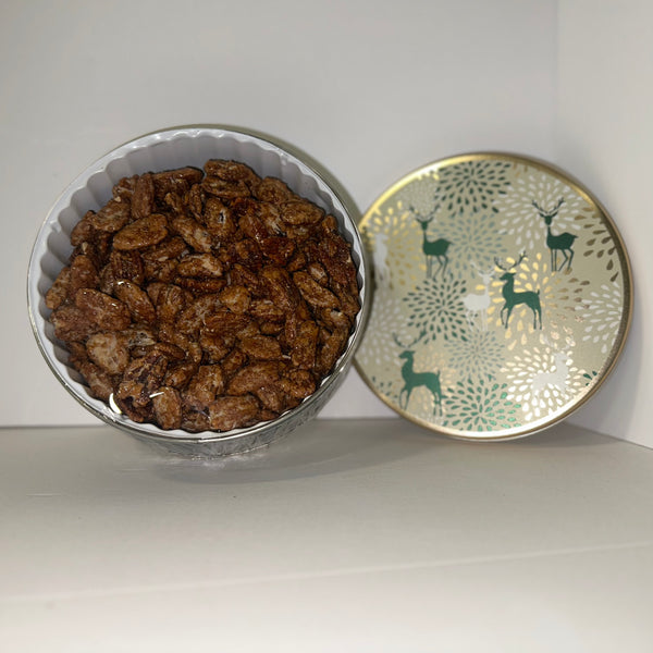 Butter Toasted Pecans (2 Pound Tin) Jeppi Nut & Candy Company