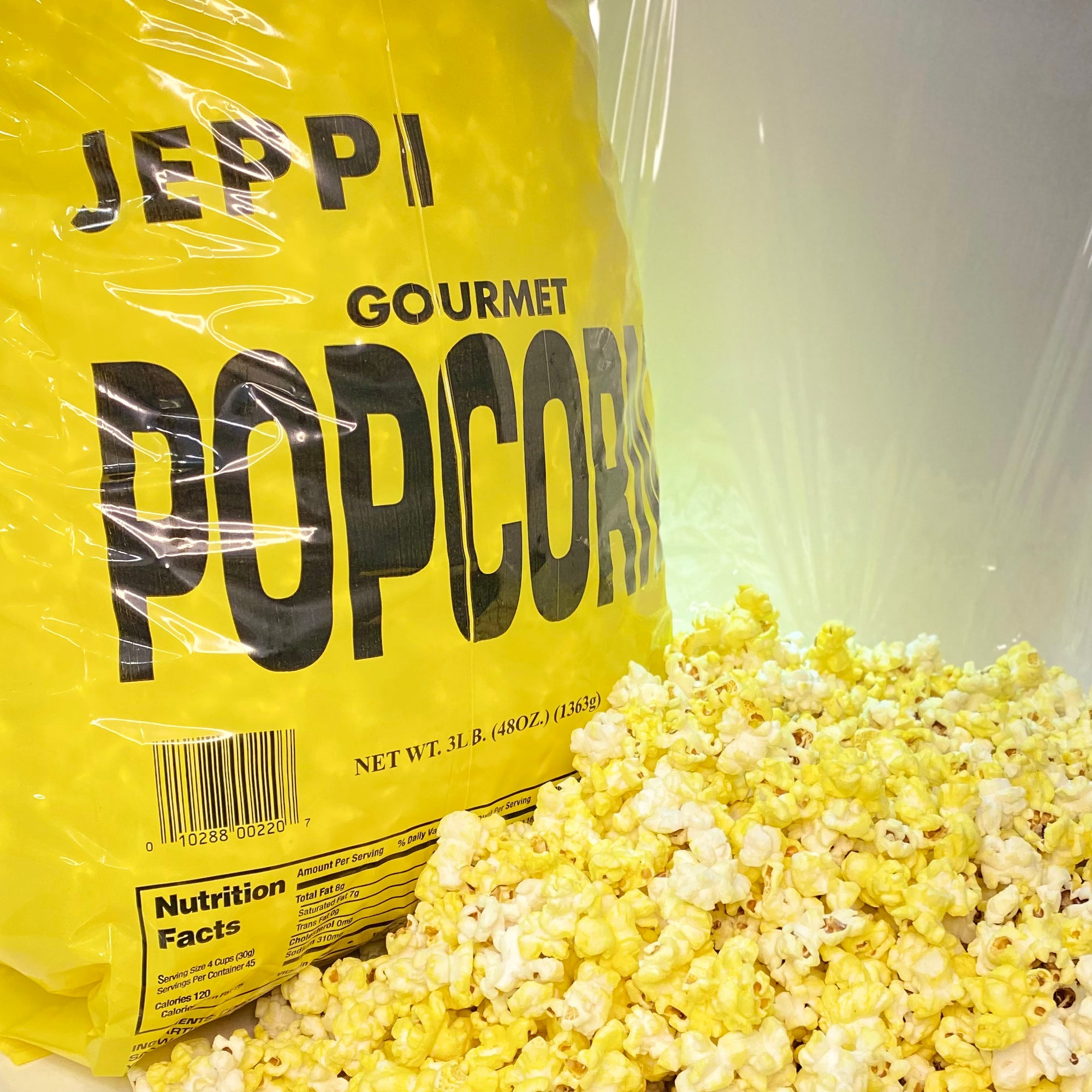 Popped Popcorn 3 LB - Jeppi - Salted