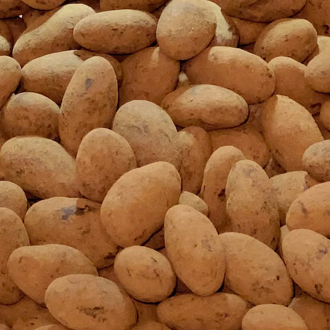 Milk Chocolate Covered Cocoa Dusted Almonds, 1 Lb.