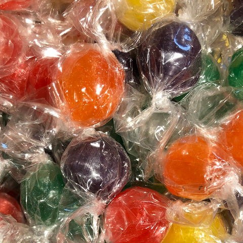 Sour Fruit Balls, Assorted
